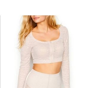 Victoria's Secret Pink Leopard Crop Top